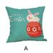 Frehsky niture Easter Pillowcase Family Decoration Cushion Cover Family Pillowcase