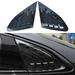 smart repairboy for Chevy Malibu 2016-2022 Rear Side Window Louvers Racing Style Louvers Air Vent Scoop Shades Cover Blinds 1Pair - Glossy Black