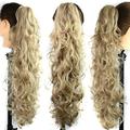 KIHOUT Deals Long Clip-in Curly Claw Jaw Ponytail Clip In Hair Extensions Wavy Hairpiece