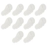 5 Pairs Summer Sandal Heels Sandals for Women Anti Slip Stickers High Metatarsal Insoles Shoes Too Big Inserts Half Palm Sweat Pad Cushion Miss