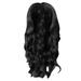 KIHOUT Deals Ladies Small Curly Hair Sets Wavy Curls Wig Can Be Straightened And Bent 29.5 Inches (black Burgundy Dark Brown Light Brown)