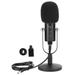 BM-86 Condenser Microphone KTV Audio Studio Recording Microphone for PC and Laptop