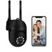 Ersazi Wireless Security Camera System Dual Band 5G/2.4Ghz Surveillance Camera Home Hd Wireless Wifi Monitor Network Remote Wide Angle Camera On Clearance Black
