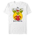 Men's Mad Engine White Dr. Seuss Grinch - You're A Mean One Graphic T-Shirt