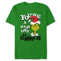 Men's Mad Engine Kelly Green Dr. Seuss You're A Mean One, Mr. Grinch Graphic T-Shirt