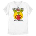 Women's Mad Engine White Dr. Seuss Grinch - You're A Mean One Graphic T-Shirt