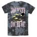 Men's Mad Engine Black Dr. Seuss Oh What A Journey Tie-Dyed Graphic T-Shirt