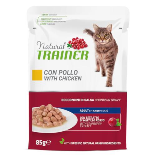 24x85g Natural Trainer Adult Huhn Nassfutter Katze