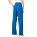 Plus Size Women's Wide-Leg Bend Over® Pant by Roaman's in Vivid Blue (Size 18 W)