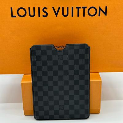 Louis Vuitton Tablets & Accessories | Louis Vuitton Ipad Case For Ipad 10” Damier Graphite 100% Authentic | Color: Black | Size: Os
