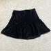 Free People Skirts | Free People Velvet Mini Skirt | Color: Black | Size: S