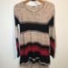 Free People Sweaters | Free People Tunic Sweater | Color: Black/Cream | Size: S