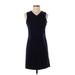 Ralph by Ralph Lauren Casual Dress - Sheath: Blue Solid Dresses - Women's Size 2