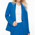 J. Crew Jackets & Coats | J. Crew Euc Single Breasted Linen Women Blazer Electric Royal Blue Size 10 | Color: Blue | Size: 10