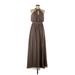 Watters Cocktail Dress - Maxi: Brown Dresses - Women's Size 6 Tall