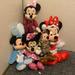 Disney Toys | 5 Mickey And Minnie Mouse Plushes | Color: Pink/Red | Size: Medium