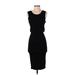 Leith Casual Dress - Midi Scoop Neck Sleeveless: Black Print Dresses - Women's Size X-Small