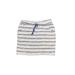 Market and Spruce Casual Mini Skirt Mini: Ivory Stripes Bottoms - Women's Size Large