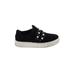 Steven by Steve Madden Sneakers: Black Solid Shoes - Women's Size 8 1/2 - Round Toe