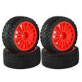 Lifehead 67mm RC On-Road Rally Car Tires and Wheels for 1/10 RC On-Road Touring Drift Car HSP Tamiya XV01 TT01 TT02B HPI Kyosho FAZER MK2 /12mm Hex