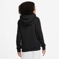 Kapuzensweatshirt NIKE SPORTSWEAR "CLUB FLEECE PREMIUM ESSENTIAL WOMEN'S LOOSE SHINE PULLOVER HOODIE" Gr. XL (48/50), schwarz (black) Damen Sweatshirts