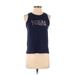 SoulCycle Active Tank Top: Blue Activewear - Women's Size X-Small