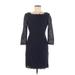 Adrianna Papell Casual Dress - Sheath: Blue Dresses - Women's Size 6