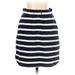 Market and Spruce Casual Skirt: Blue Stripes Bottoms - Women's Size X-Small