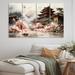 Charlton Home® The 2011 Japan Earthquake II On Canvas 4 Pieces Print Canvas in Red | 28 H x 48 W x 1 D in | Wayfair