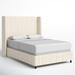 Joss & Main Tilly Bed Upholstered/Metal/Cotton in Brown | Twin | Wayfair 6D0040DB9070435EA39576E4A737BF2F