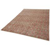 Red 79" x 122" L Area Rug - Bungalow Rose Rectangle Leonas Rectangle 6'7" X 10'1" Area Rug 122.0 x 79.0 x 0.4 in Cotton | 79" W X 122" L | Wayfair