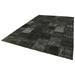 Black 139 x 99 x 0.4 in Area Rug - Bungalow Rose Kırk Yama Rectangle 8'2" X 11'7" Area Rug Cotton | 139 H x 99 W x 0.4 D in | Wayfair