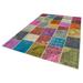 Blue 81" x 119" L Area Rug - Bungalow Rose Rectangle Kırk Yama Rectangle 6'8" X 9'10" Area Rug 119.0 x 81.0 x 0.4 in Cotton | 81" W X 119" L | Wayfair