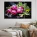 Winston Porter Vegetable Purple Radish 4 Pieces Canvas in Indigo | 28 H x 48 W x 1 D in | Wayfair C552716224384C82B2E627480291B5A9