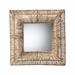 Highland Dunes Alphus Square Seagrass Beveled Wall Mirror, Metal | 23.2 H x 23.2 W x 2.4 D in | Wayfair 7CE18174D24C44EEA1E9E6C908A45DDE