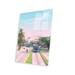 Ebern Designs Cali Pastel City On Plastic/Acrylic by Danner Orozco Painting Plastic/Acrylic | 24 H x 16 W x 0.25 D in | Wayfair