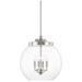 Capital Lighting Mid Century 4 Light Pendant Polished Nickel