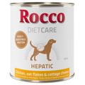 Rocco Diet Care Hepatic poulet, flocons d'avoine, fromage cottage 800 g pour chien 24 x 800 g