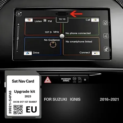 Für Suzuki IGNIS 2016 2021 Slda 2023 Neue Update Karte SD GPS Navaigation Karte 16 GB Sat Nav Image