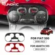 Reale Morbido Adesivo In Fibra di Carbonio Per Fiat 500 Abarth 595 2012-2016 2017 2018 2019 2020 2021 2022 2024 Abarth 695 2017-2024 AC Trim