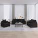 vidaXL Sofa Set with Cushions Couch Armchair for Living Room 3 Piece Velvet - 78" x 30.3" x 31.5"