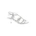 UNLISTED A Kenneth Cole Production Heels: Silver Solid Shoes - Women's Size 6 - Open Toe