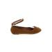 Epic Step Flats: Brown Print Shoes - Women's Size 6 - Round Toe