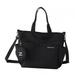 Sharplace Tote Bag for Women Laptop Bag Underarm Bag with Zipper Large Shoulder Bag Crossbody Bag for Business Vacation Travel Shopping Black