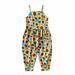 GERsome Baby Cute Summer Jumpsuits for Girls Kids Backless Harem Strap Romper Jumpsuit Toddler Pants