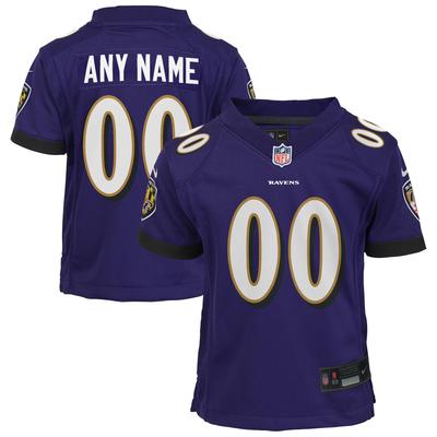 Baltimore Ravens Nike Game Heimtrikot - Lila - Personalisiert - Kinder Image