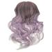 Long Curly Fake Hair Grey Wigs Women s Wavy Supplies High Temperature Wire Miss