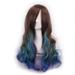 Beauty Clearance Under $15 Women Lady Long Hair Wig Curly Wavy Synthetic Anime Cosplay Party Full Wigs J