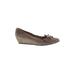 Rudy's Wedges: Brown Solid Shoes - Women's Size 37 - Almond Toe