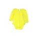 Baby Gap Long Sleeve Onesie: Yellow Solid Bottoms - Size 3-6 Month